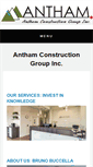 Mobile Screenshot of anthamgroup.com